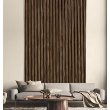 Zebrano fóliás acustico falpanel 240X57 cm